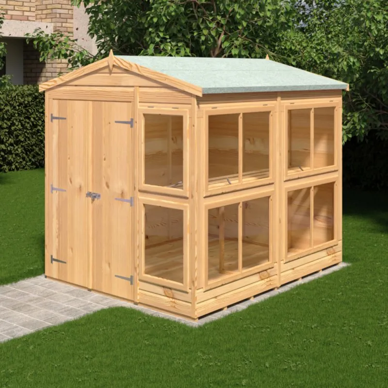6 x 8 Shire Sun Hut Potting Shed