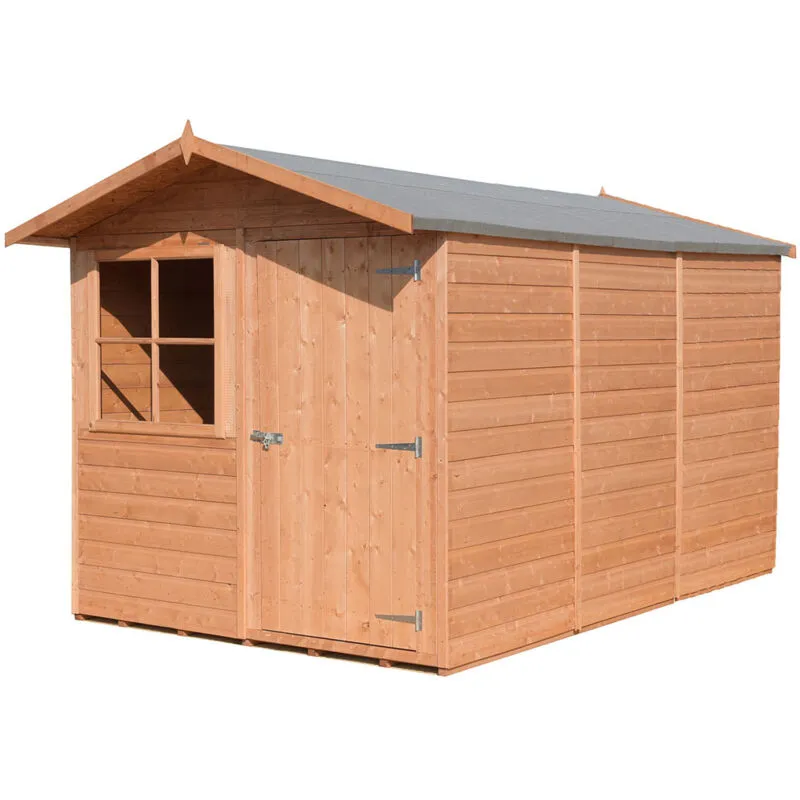 Shire Baracca 7 x 10 Feet Dip Treated Shed Single Door with One Opening Window