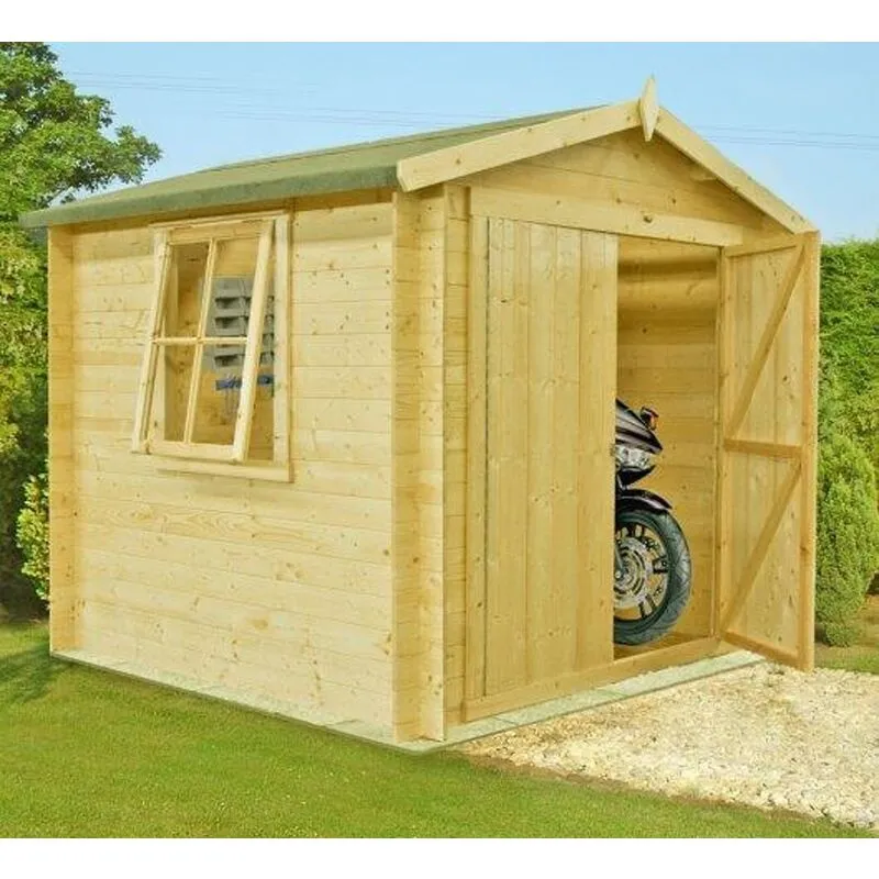 Shire Bradley 2.1m x 2.1m Log Cabin Shed (19mm)