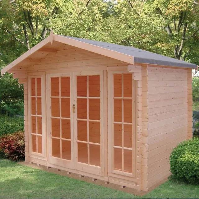 Shire Epping 3.6m x 3.6m Log Cabin Summerhouse (28mm)
