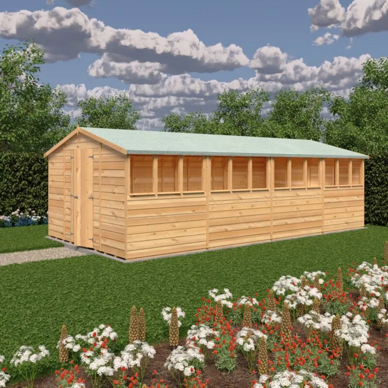 Shire Garden Value Overlap 10 x 20 Apex Shed