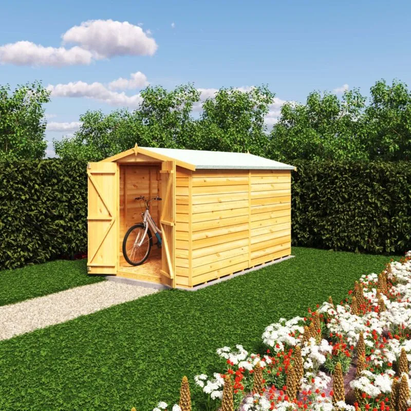 Shire Garden Value Overlap 10 x 6 Windowless Shed