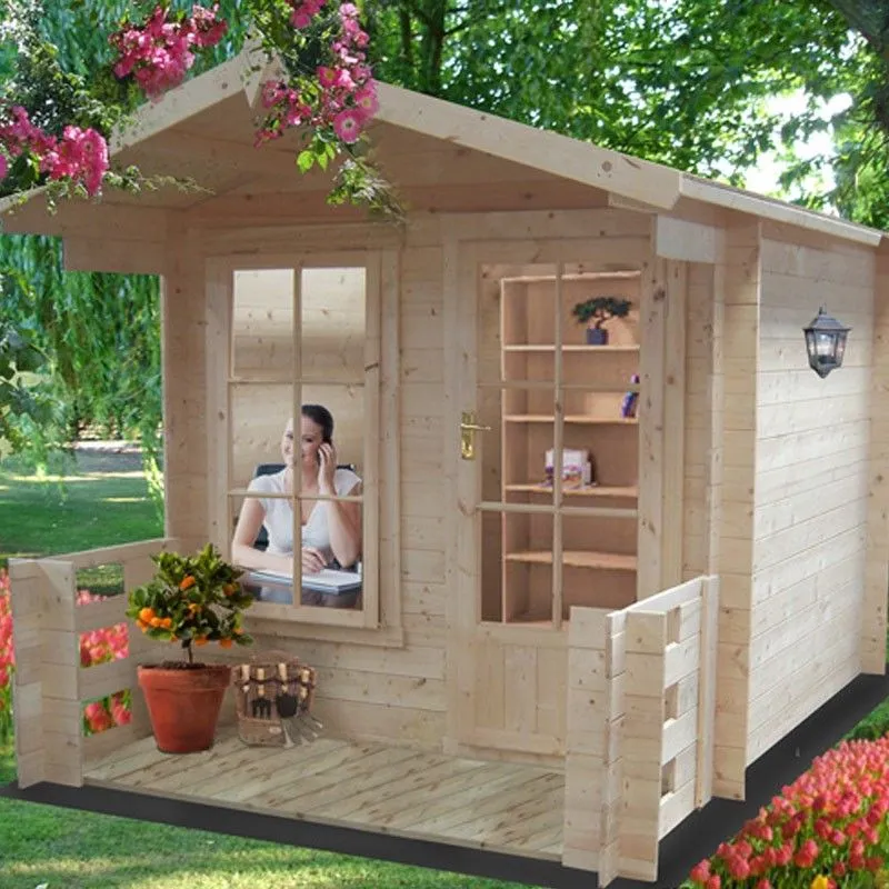 Shire Maulden 2.7m x 3.5m Log Cabin Summer House (19mm)