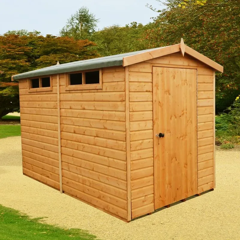 Shire Security Apex Handmade Garden Shed Approx 10 x 6 Feet