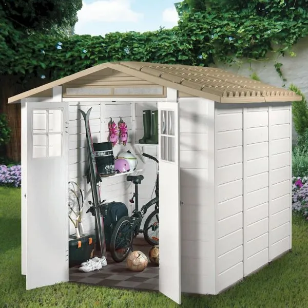 Shire Tuscany Evo 240 Double Door Plastic Shed