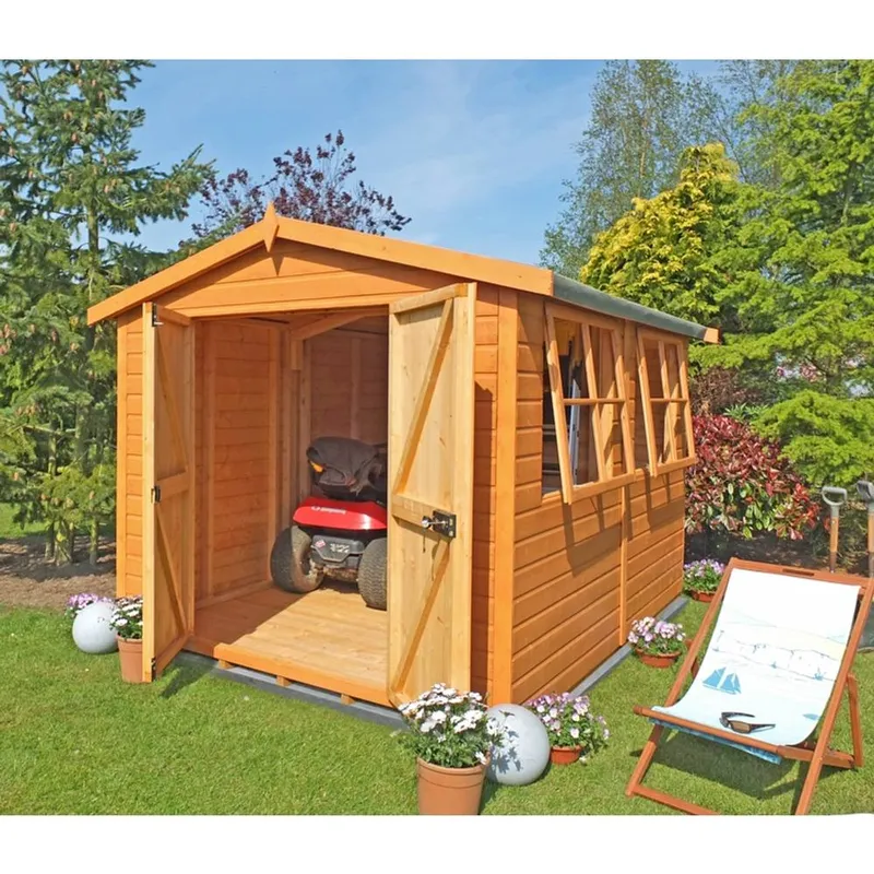 Shire Bison Handmade Garden Shed Approx 16 x 8 Feet