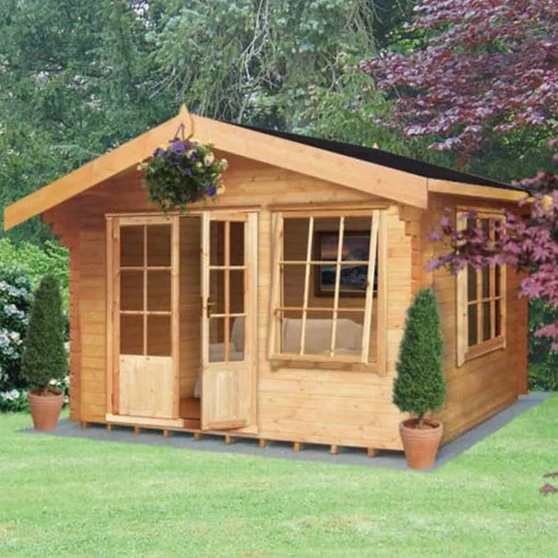 Shire Hale 28 mm Log Cabin 12 x 12 Feet