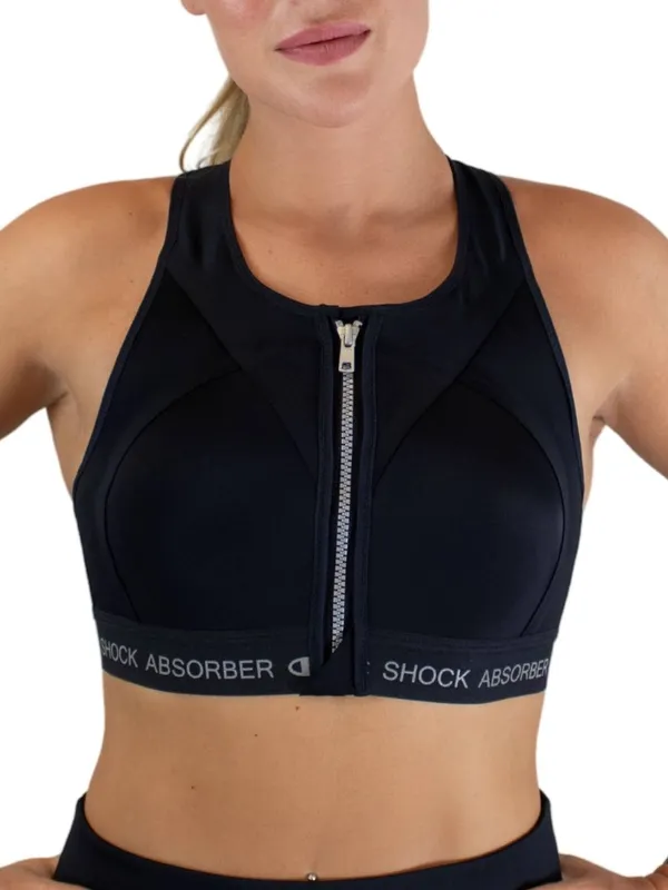 Shock Absorber InfinitY Power Bra - 32C - Women's Sports Bra Black