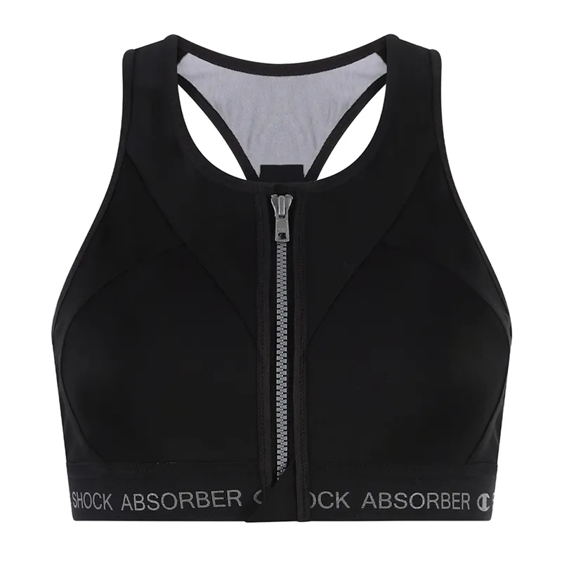 Shock Absorber InfinitY Power Bra - 32D - Women's Sports Bra Black