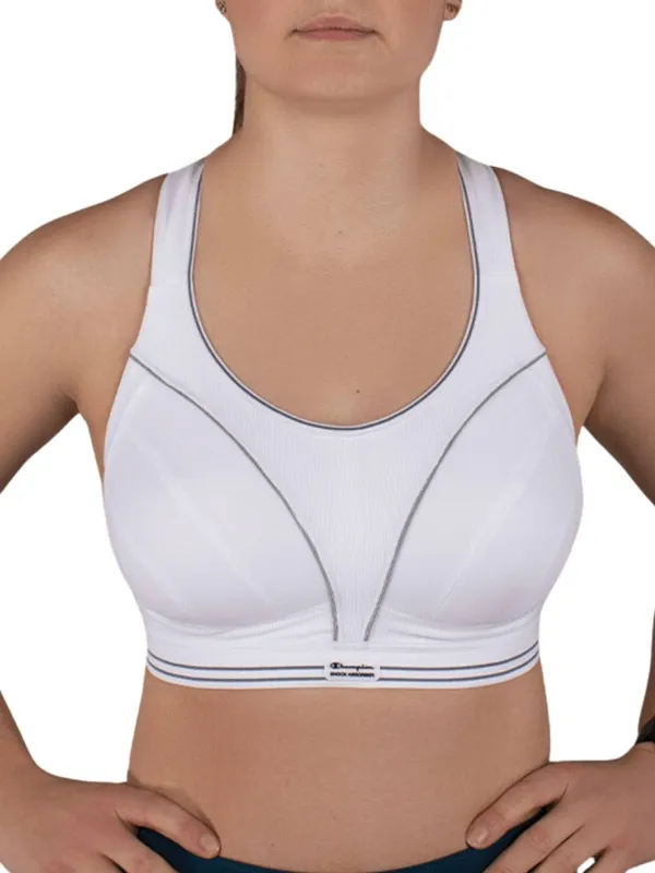 Shock Absorber Women's Ultimate Run Sports Bra in White Size: 32F White 32F