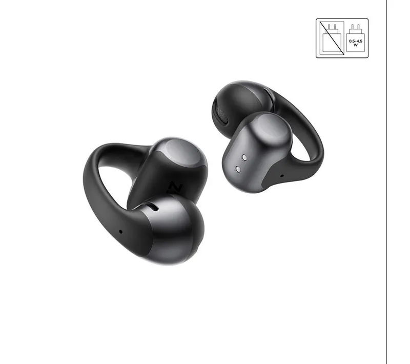 Shokz OpenDots One Wireless Bluetooth Earbuds - Black
