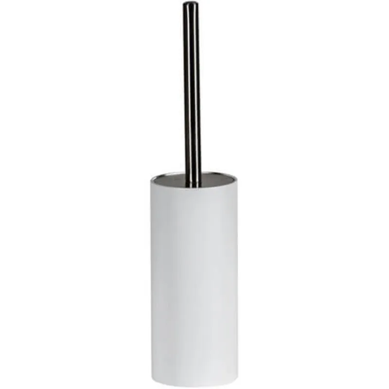 Showerdrape Alto White Toilet Brush & Holder White