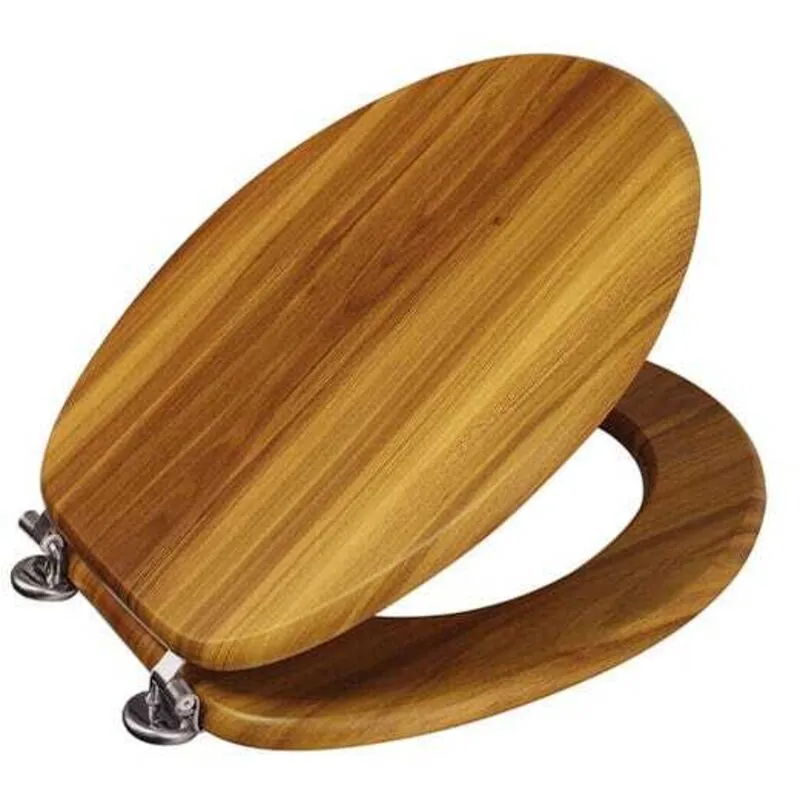 Oxford Antique Pine Toilet Seat - Showerdrape