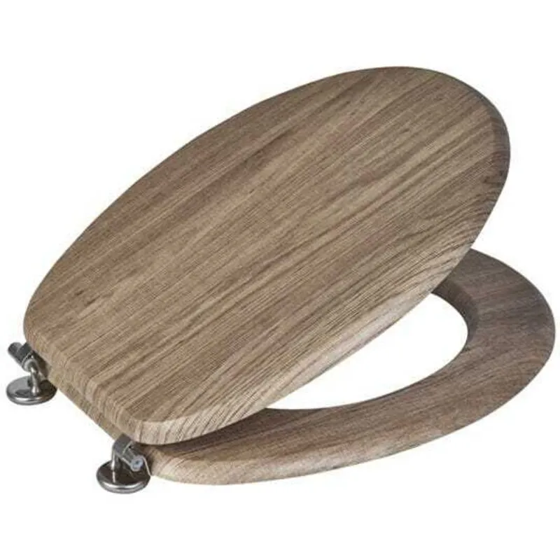 Oxford Rust Oak Toilet Seat - Showerdrape