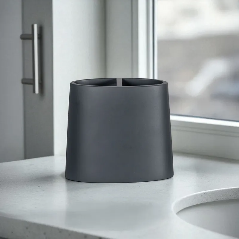 Showerdrape Alto Grey Toothbrush Holder Grey