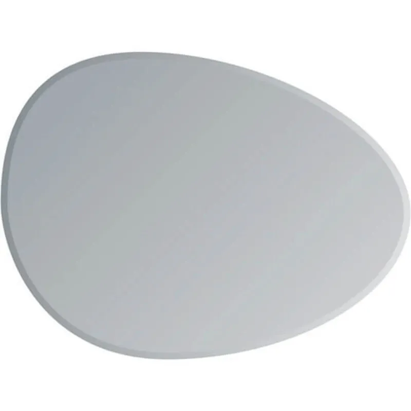 Showerdrape Angel Large Pebble Shaped 70 x 50cm Wall Mirror