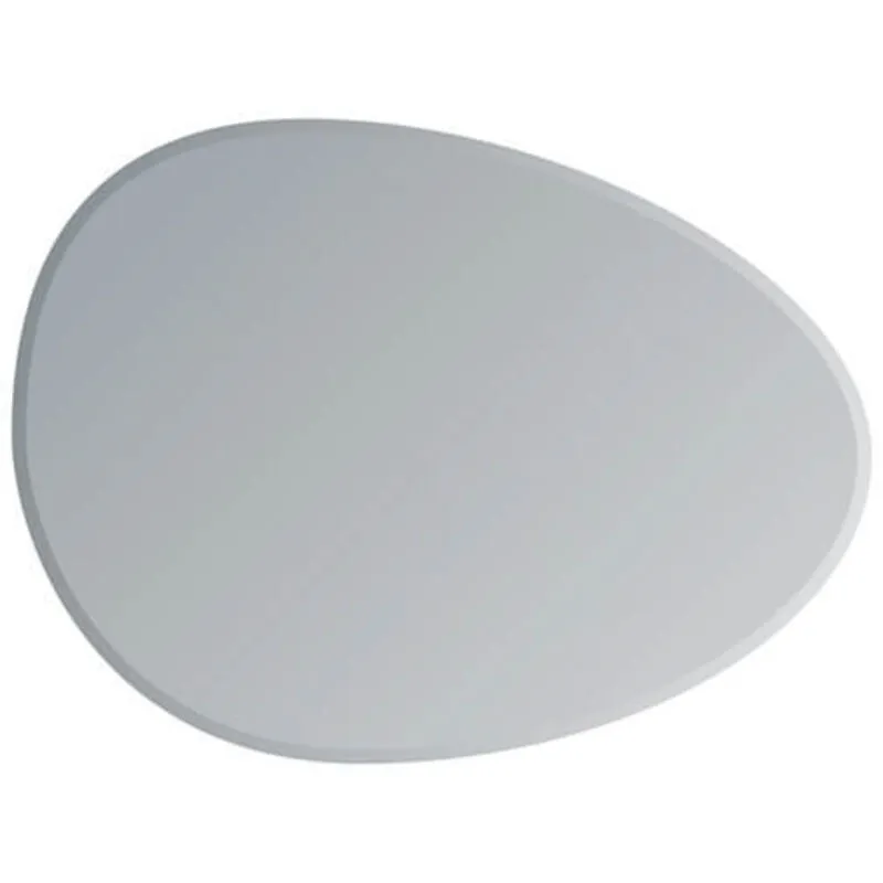 Showerdrape Angel Small Pebble Shaped 60 x 45cm Wall Mirror