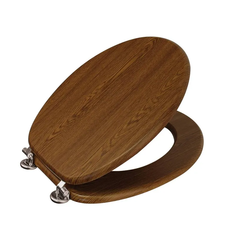 Oxford Walnut Toilet Seat - Showerdrape