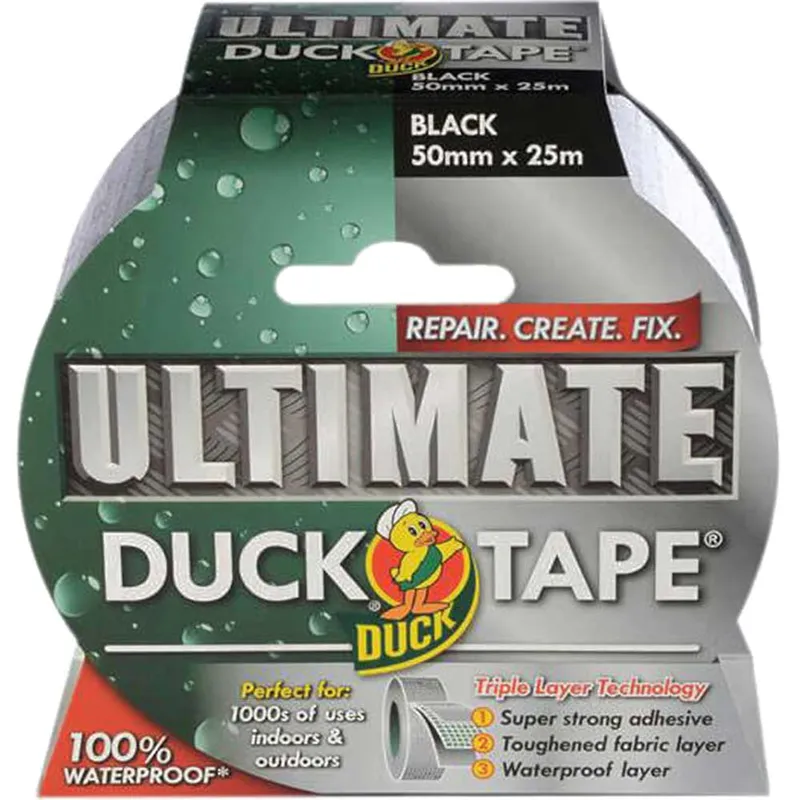 Ultimate Black Duck Tape 50mmx25m