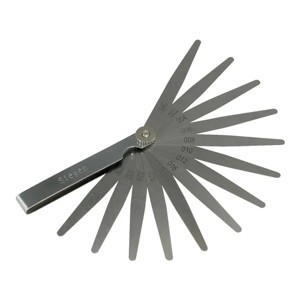 Siegen 13 Blade Feeler Gauge Imperial