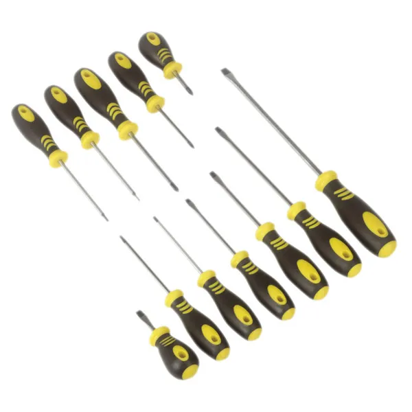 Siegen 12 Piece Soft Grip Screwdriver Set
