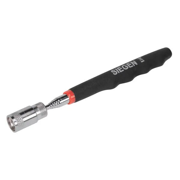 Siegen Heavy Duty Magnetic Telescopic LED Pick Up Tool