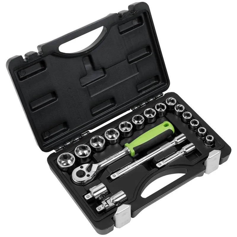 Siegen 19 Piece 3/8" Drive Hex Socket Set 3/8"