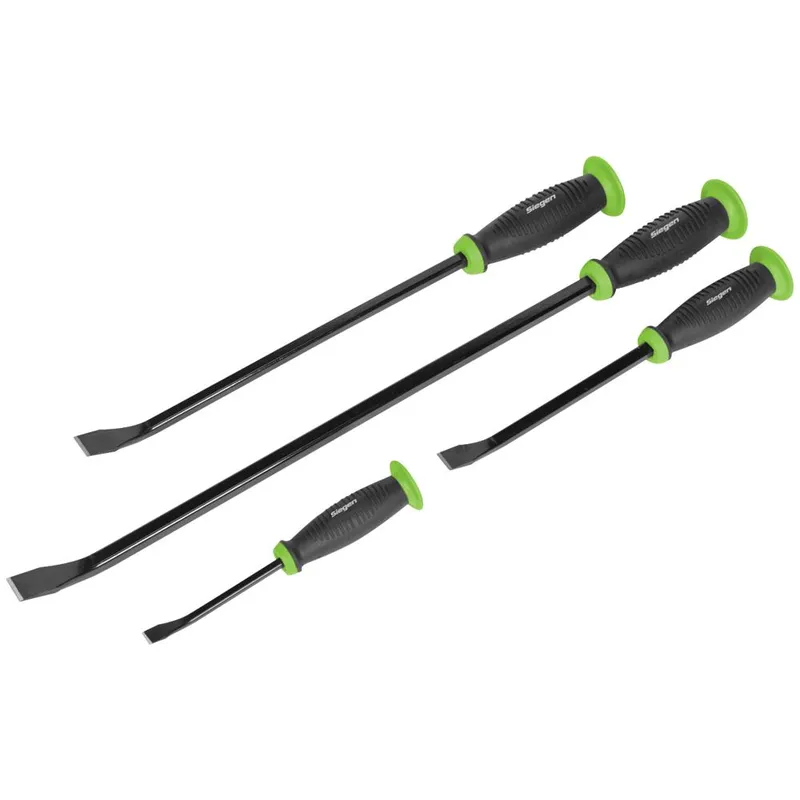 Siegen 4 Piece Hammer Cap Pry Bar Set