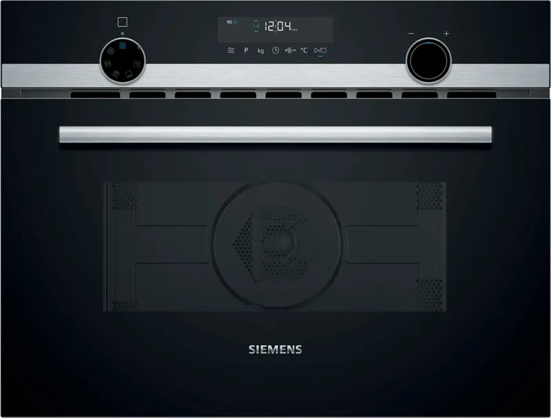 Siemens iQ500 CM585AGS1B Black/Stainless Steel Built-In Compact Combination Microwave Oven