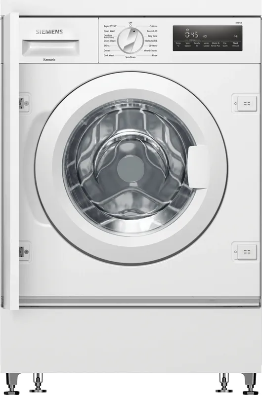 Siemens iQ700 WI14W502GB White 8kg Fully Integrated Washing Machine