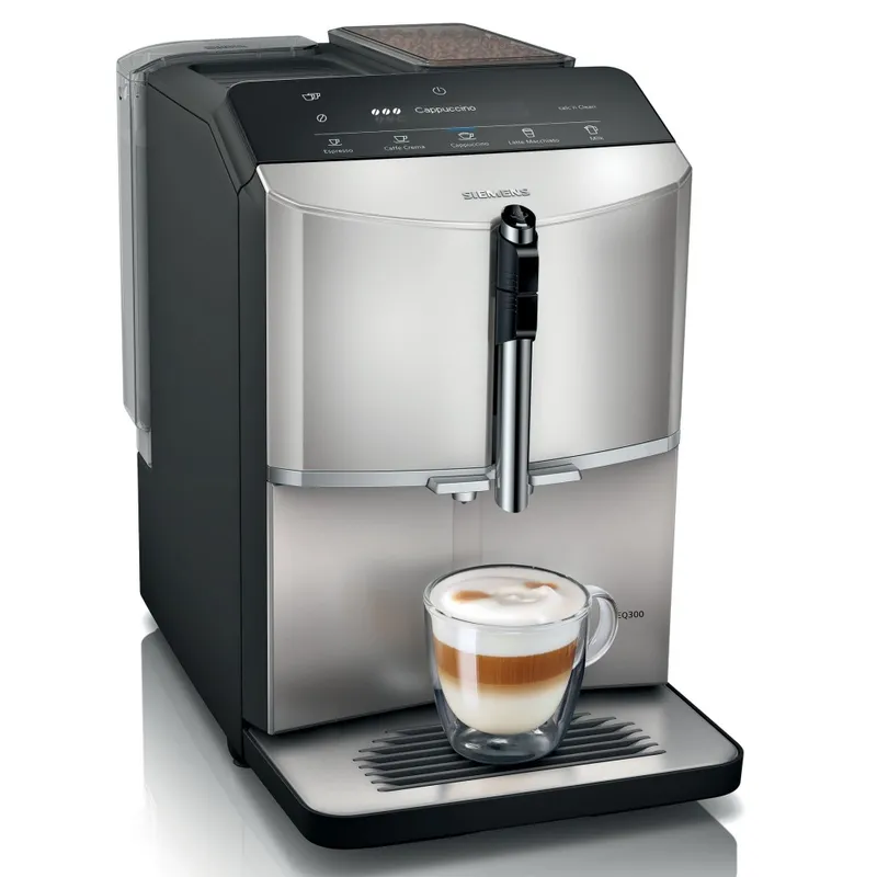 Siemens TF303G07 EQ300 Fully Automatic Freestanding Coffee Machine - Silver