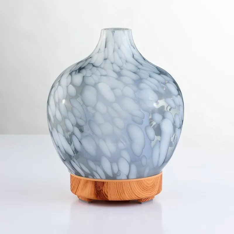 Sienna Glass Unisex Atomiser Aroma Diffuser in Silver Silver One Size female
