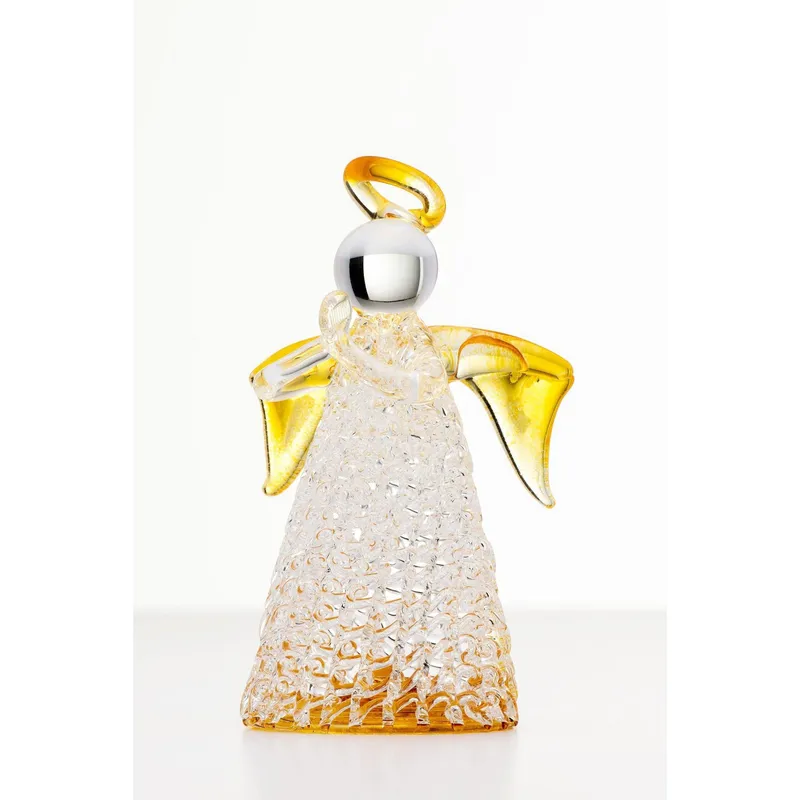 Sienna Glass Keepsake Angel Gold Gold