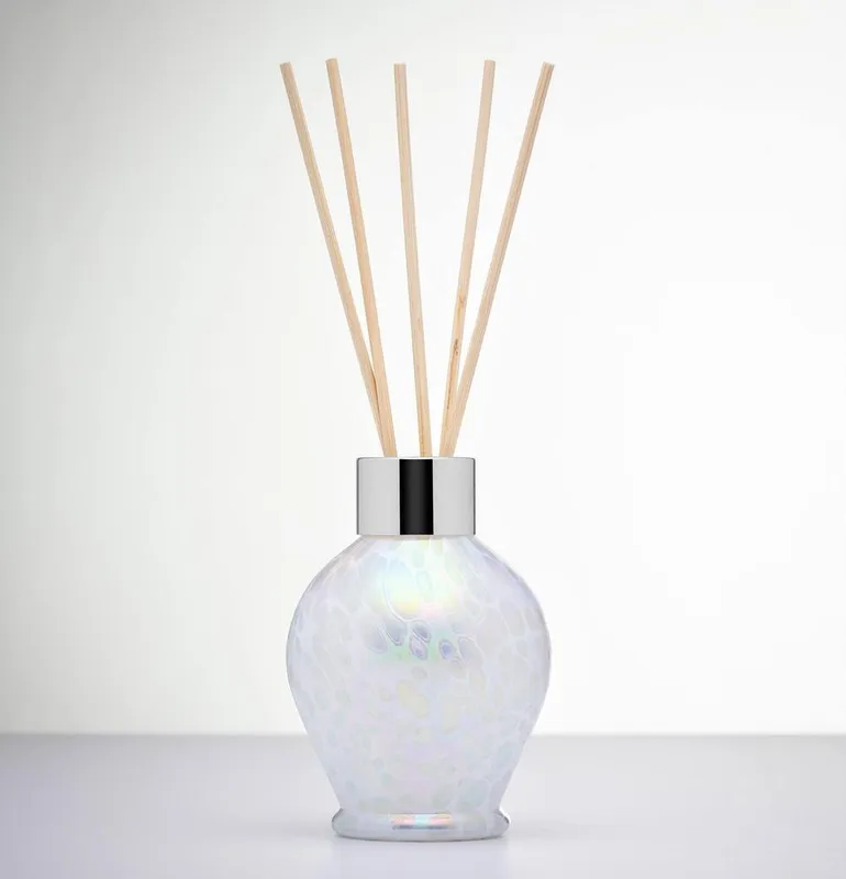 Sienna Glass Reed Diffuser White Classic White