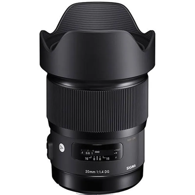 Sigma Unisex 20mm f/1.4 DG Hsm Lens - Nikon F in Black Black One Size female