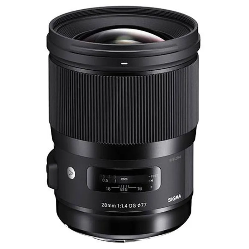 Sigma Unisex 28mm f/1.4 DG Hsm Art Lens - Nikon F in Black Black One Size female