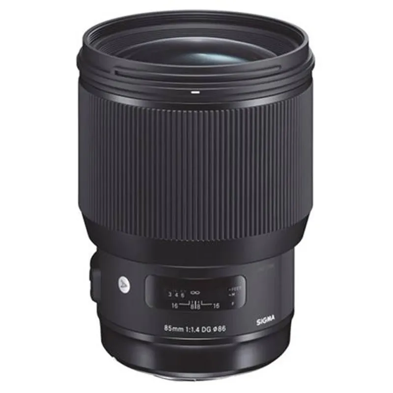Sigma 85mm f/1.4 DG Hsm Lens - Nikon F in Black - Black