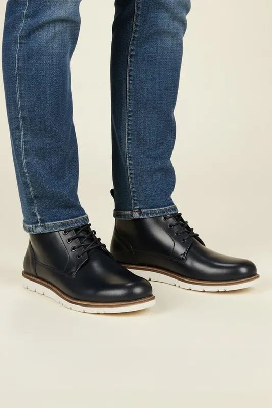 Men's Silver Street London Alderman Mens Boots Black - Size: 10