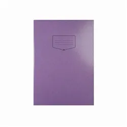 Silvine Tough Shell Exercise Book A4+ Purple (Pack of 25) EX157