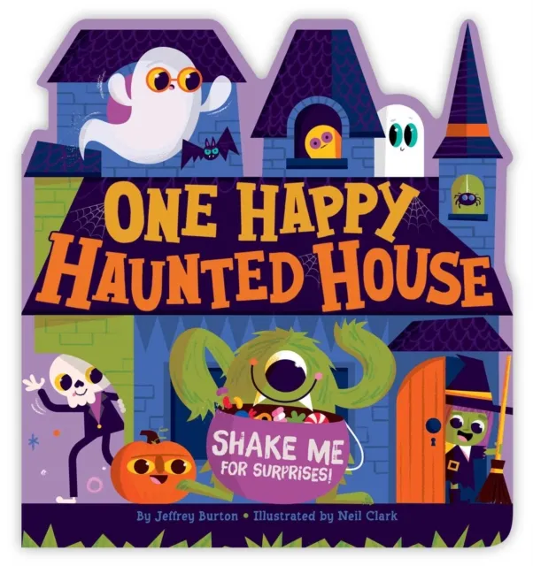 Jeffrey Burton One Happy Haunted House Board book Book Multicolor