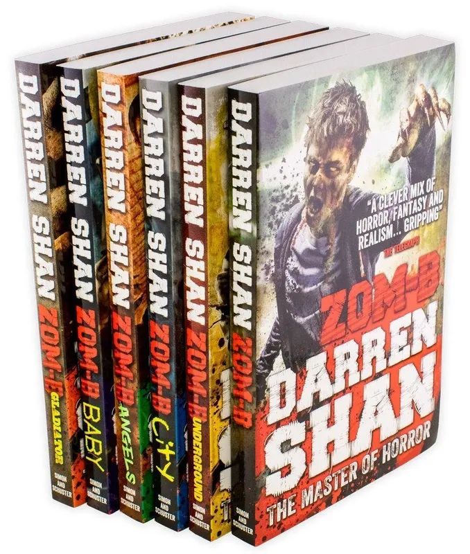 Zom-B Series by Darren Shan: 6 Books Collection Set - Ages 14+ - Paperback Simon & Schuster