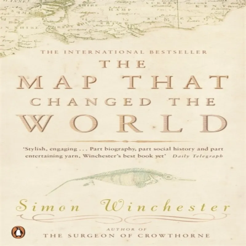Simon Winchester Map That Changed the World Paperback Book Multicolor