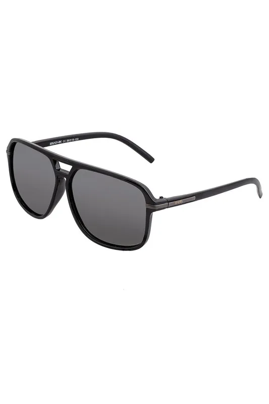Simplify Reed Polarized Sunglasses in Black Black One Size