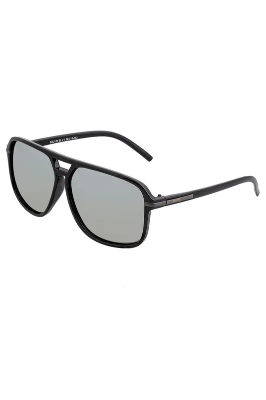 Simplify Reed Polarized Sunglasses in Silver Silver One Size