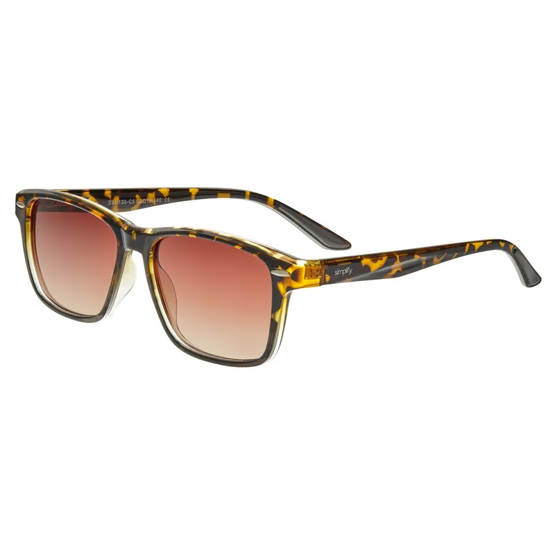Simplify Unisex Wilder Polarized Sunglasses - Blue Stainless Steel - One Size