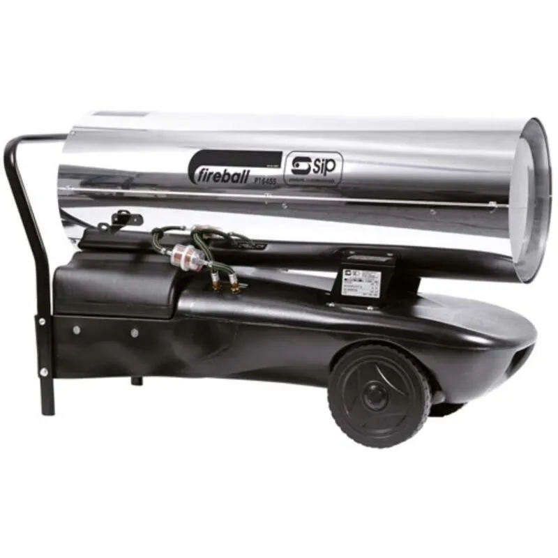 Sip Fireball P1645S Professional Space Heater - Stainless Steel