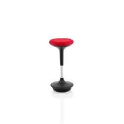 Sittall Sitall Deluxe Visitor Stool Red Fabric Seat - BR000215