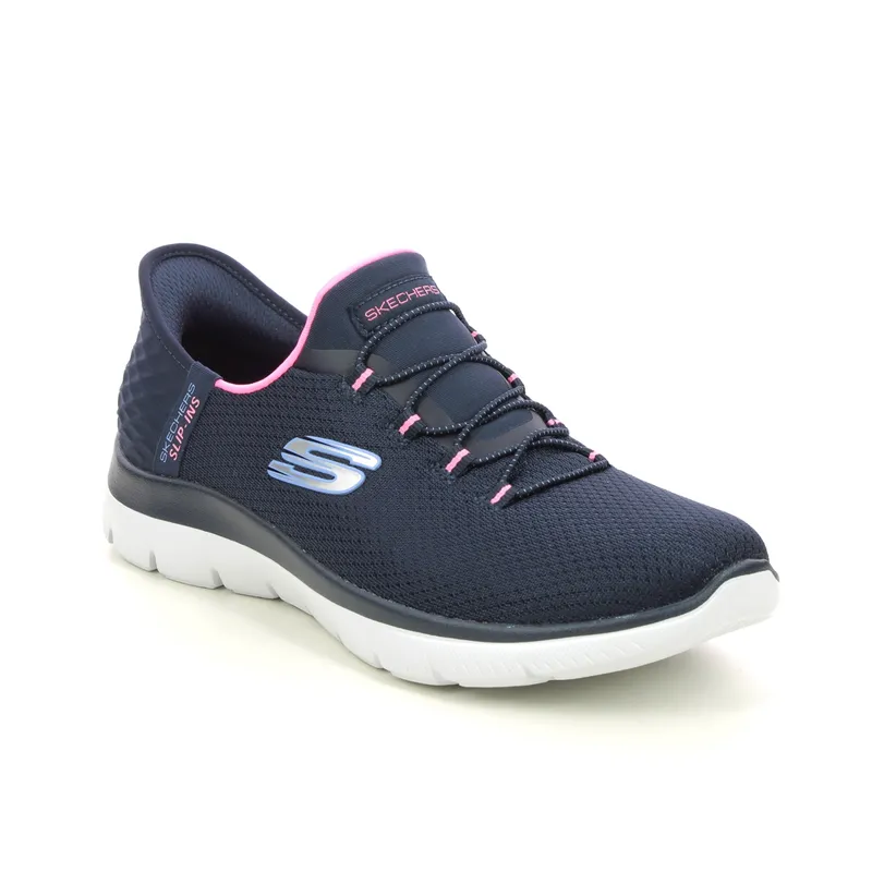 Skechers Women's Slip In Summits Navy Size: 5 Navy 5