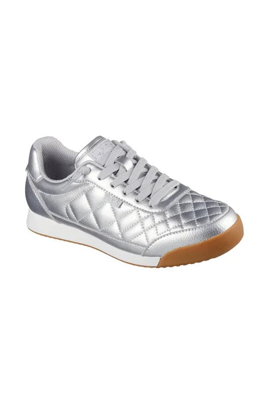 Skechers Women's Bobs Billie Wild Comfort - Silver - Size: 5