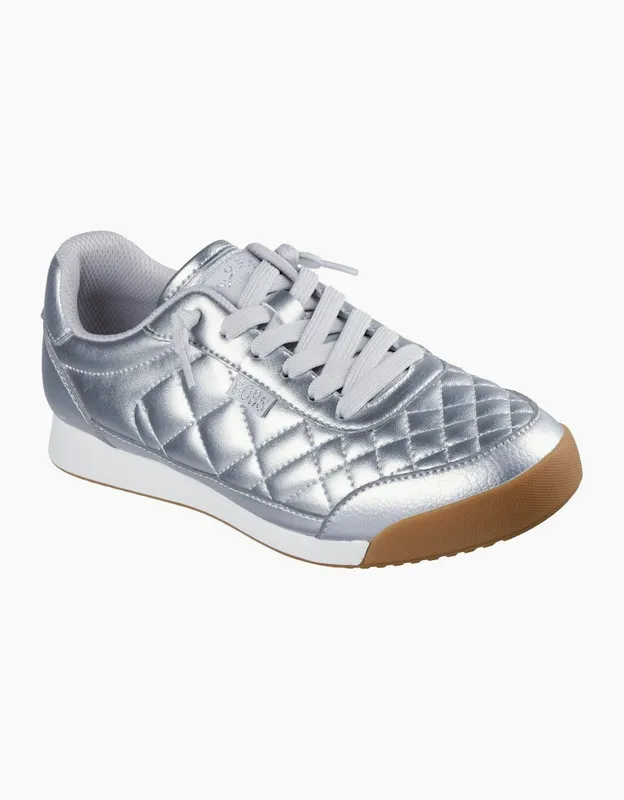 Skechers Women's Bobs Billie Wild Comfort - Silver - Size: 6